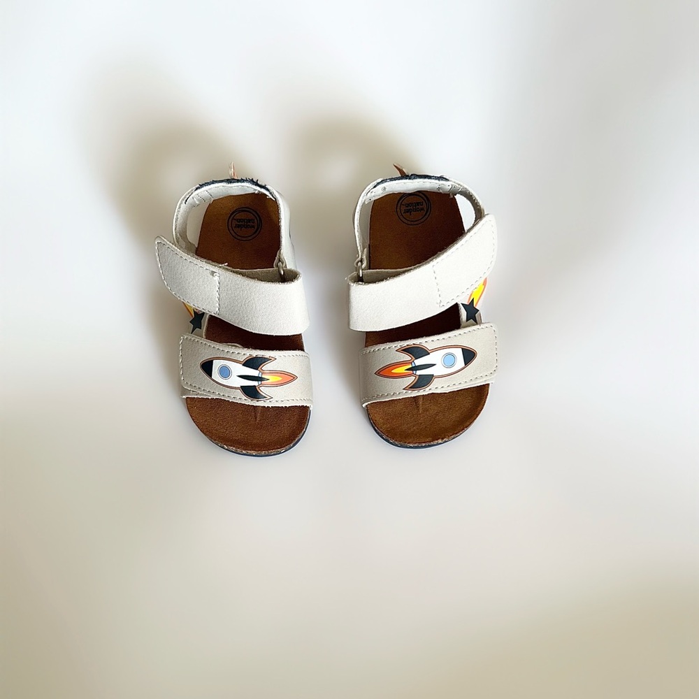 Wonder Nation Rocket Baby Sandals Size 5